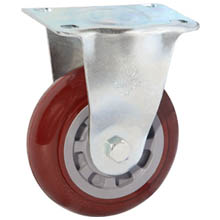 AJ Wholesale THI0183 3" Medium Duty Polyurethane Fixed Caster